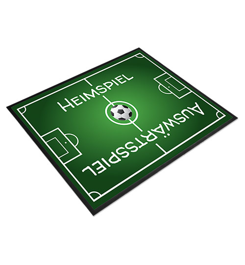 Fußmatte mit Fußballmotiv