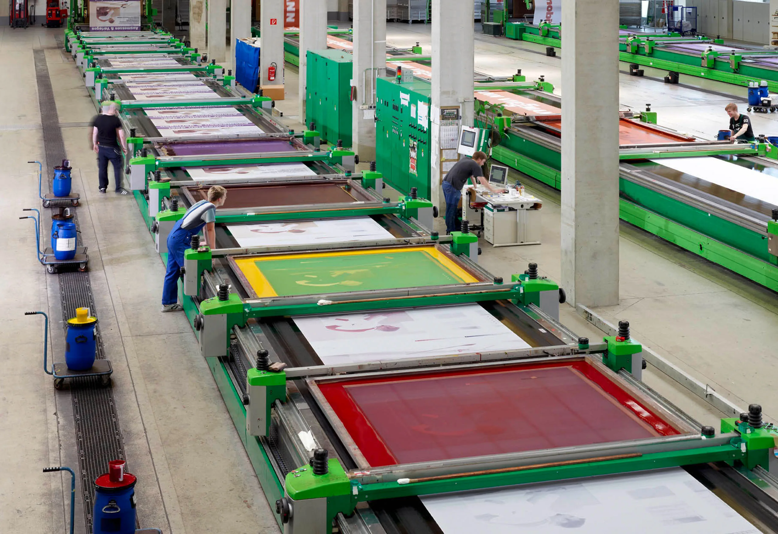 Modern printing technologies | Sachsen Fahnen image.