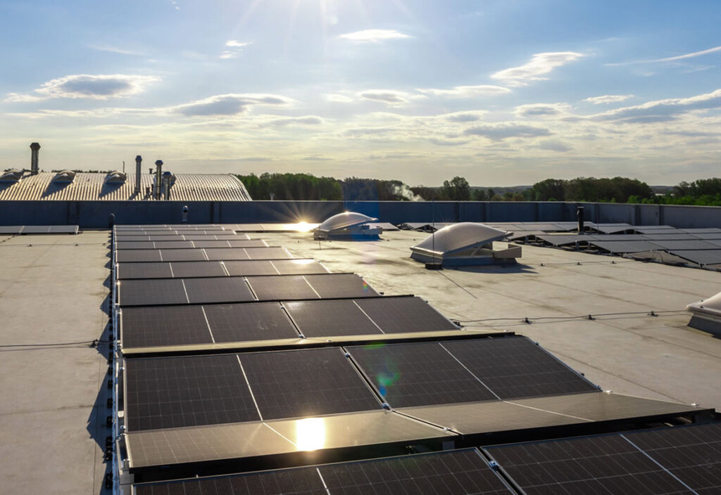 Photovoltaikanlage auf dem Firmendach